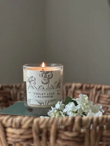 Wildwood Candle - Violet Leaf + Blossom